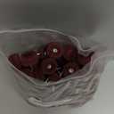 100 PCS Abrasive Buffing Wheels,1 Inch Buffing Polishing Wheel Set for Rotary Tool Accessorie 1/8'' (3mm) Shank, Red 240 Grits for Metal,Wood, Rust Removal