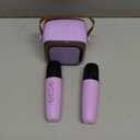 Mini Karaoke Machine for Kids Teen Adults, Kids Karaoke Machine with 2 Wireless Microphones and LED Lights Toys for Party, Home, Gifts for 4 5 6 7 8 9 10 11 12+ Years Girls Boys(Purple)