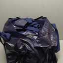 10 Pack Extra Heavy Duty Large Moving Bags with Strong Zipper & Comfortable Handles, Sturdy & Durable Clothes Storage Bags Totes Bins, Packing Moving Boxes for College Supplies, Dark Blue