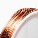 22 Gauge, 99.9% Pure Copper Wire (Round) Dead Soft CDA #110 Made in USA - 100FT by CRAFT WIRE
