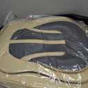 5PCS H7 Front and Back Car Seat Covers Auto Interior Accessories with Water Proof Nappa Leather for Cars SUV Pick-up Truck Universal Comfortable and Breathable (Full Set, Black&Beige)