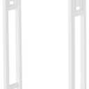 Derby Over Toilet Storage Shelf, 27 in. W x 37 in. H, White, Space-Saving Bathroom Organizer with Fixed Shelf and Open Gridwork Design, Ideal for Toiletries and Towels