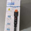 PULACO 50Watt Aquarium Heater for 6-15 Gallon Fish Tank, Adjustable Submersible Heater Thermostat with Thermometer Strip and Suction Cup