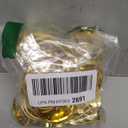 100 Pcs Gold Napkin Rings Bulk, Exquisite Round Napkin Ring Buckles, Suitable for Family Dinners, Weddings, Holiday Parties (Set of 100)