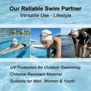 Extra Large Silicone Swim Cap for Long Hair - Odor-Free with 3D Ear Protection, Non-Slip Ultimate Fit for Women & Men Adults