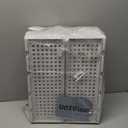 SNSLXH 5 Pack Stackable Closet Storage Basket, Multifunctional & Foldable Closet Organizer for Bathroom Kitchen Laundry Room Wardrobe Storage, Space-Saving Clothes Storage Drawer Organizer, White