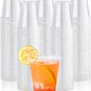 Lilymicky 300 Pack 12 oz Clear Plastic Cups, Cold Disposable Plastic Drinking Cups for Parties, Picnic, BBQ, Travel, and Events