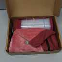 Dog Soft Cone, Dog Surgery Donut Collar with Guard Shield Prevent Licking of Wounds Stitches, Inflatable Cone for Dogs, Do Not Block The View Dog Recovery Cone (Xmas Elf, Large)