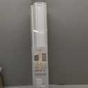 Persilux Cordless Zebra Blinds for Windows, Free-Stop Dual Layer Zebra Roller Shades (25" W x 72" H, White) Light Filtering Sheer Shades, Room Darkening Roller Blinds for Office and Home