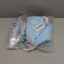 DAXIANG Teens Girls Two Piece Swimsuit Modest Ruffle Skirt Bathing Suit Adjustable Straps Tankini Set Removable Padded Sky Blue Size 16