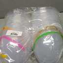 12 Inch/ 10 Inch/ 8 Inch Giant Clear Easter Eggs Fillable 4/5/ 6/7/ 8/10/ 12 Pcs Jumbo Plastic Easter Eggs Large Clear Easter Egg Empty for Easter (10 Pcs - Clear with Colorful Handle (10 Inch)