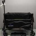 Rosong Collapsible Wagon Cart with Wheels Foldable - Folding Utility Heavy Duty Wagons Carts for Grocery Sports Garden Shopping Camping