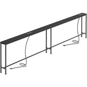 SUPERJARE 118.1 Inch Sofa Table with 2 Power Outlets and USB-C Port
5.9 Inch Narrow Console Table with Storage, Extra-Long, for Entryway Hallway Couch Behind Sofa, Small Spaces, Charcoal Grey