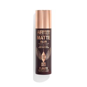 Charlotte Tilbury Airbrush Flawless Matte Setting Spray UltraFine Mist to Prime & Set Face Makeup for Up to 16 Hours Soothes, Blurs Pores & Calms Skin