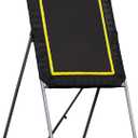 Champion Sports Deluxe Lacrosse Target: Ball Return Bounce Back Net Set for Professional, College and Grade School Training & Drills, Style: Deluxe Rebounder (3' x 4')