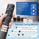 Voice Remote Only for TCL-Google-TV-Remote-Control Replacement,RC813 Remote Compatible with TCL 4k QLED/UHD/QD-Mini LED Series Smart TVs