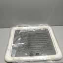 Amazon Basics Dog Training Pad Holder with Secured Latches, Extra Thick and Non-Slip Base, Recycled Plastic, 24 inch, Small, White and Charcoal