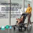 Mompush Velo Compact Travel Stroller One-Hand Fold, Carry-on Approved