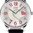 IJAHWRS Belt Women's Watch Fashion Love Rhinestone Quartz Watch