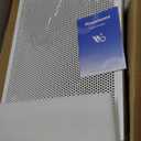 Mica Panel Space Heater, 1500W Quiet Electric Room Heater for Indoor Use, Fast 10-Second Heating, Adjustable Thermostat, Freestanding or Wall Mount, Overheat & Tip Protection, White