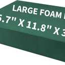 FLOFARE Floral Foam Base 15.7"L x 11.8"W x 3.1"H, Large Floral Foam Block for Fresh and Artificial Flower Arrangement Supplies for Arts, Crafts, Office Decor, Home Decor, Wedding Decor and Party
