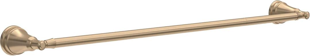 Delta Mylan (Pack of 1) 18'' w/ 6" Extender Towel Rack for Bathroom Champagne Bronze Extendable 18-24" Towel Bar for Bathroom Wall Towel Holder Rod Wall Mounted MYN18-CZ