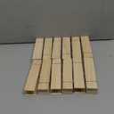 6 Inch, Giant Clothespins, Jumbo Wood Clips for DIY Craft, Bathroom or Laundry Room Decoration, 12 PCS