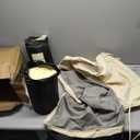 Canvas Laundry Bag 33"x 35", Thick Cotton Laundry Bag with Handles & Drawstring, Extra Large Heavy Duty Washable Basket Liner Hamper Liner Canvas Storage Sack (Beige XL, 1 Pack)