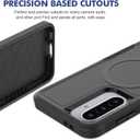 Dionsibei Designed for Samsung Galaxy A36 5G Case 2 in 1 Military Grade Drop Heavy Duty Rugged Shockproof Protective Cover Case for Galaxy A36 5G Phone Case (Black)