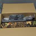 Weatherproof Heated Cat House for Outdoor in Winter, Heated Cat Bed Kitty Shelter with Cat Heating Pad, Insulated & Safe Escape Door, Warm House for Outside Stray Cat (Leaf Color, 12"x16"x16")