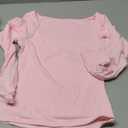 Buttery Soft Open Back Shirt - Long Sleeve - Size S (Pink)