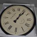Large Decorative Wall Clock - 18 Inch Vintage Style for Living Room, Kitchen, and Fireplace Dcor Large Wall Clock