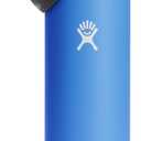 Hydro Flask Water Bottle - Insulated Stainless Steel - Wide Straw Lid, Non Spill, Leakproof in 24 Oz Aloe Green (Cascade)