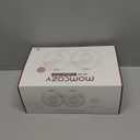 Momcozy M5 Hands-Free Wearable Breast Pump, Double-Sealed Flange for Baby-Like Comfort, 3 Modes & 9 Suction Levels, Portable Electric Pump  24mm, 2-Pack Cozy Red