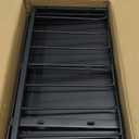 Large Power Tool Organizer Wall Mount,4 Layers Heavy Duty Metal Loads 400lbs,Power Tool Shelf Battery Storage with 8 Cordless Drill Holder, Utility Racks for Garage Workshop (Black)