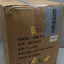 WARMOUNTS Round Chafing Dishes for Buffet with Glass Lid, 5QT 4 Pack Chafers and Buffet Warmers Set with Mirror-Polished Stainless Steel, Rolled Rim, Stackable, Lid Holder for Parties, Catering