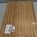 Bamboo Wood Cutting Board for Kitchen, 1" Thick Butcher Block, Cheese Charcuterie Board, with Side Handles and Juice Grooves, 16x11"