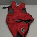 Doglay Dog Jacket Waterproof Dog Coat with Harness Built in, Christmas Puppy Winter Coat Reflective Turtleneck Puffer Snow Jackets for Small Medium Large Dogs (Wine Red)