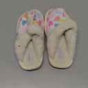 Besroad Kids Slippers Girls Boys Fuzzy House Slippers Warm Memory Foam House Shoes Soft Plush Bedroom Slippers Slides Indoor Outdoor Size 28-29 Hart