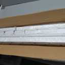 16 Inch Twin Bed Frame with Metal Gasket, White Single Bed Base