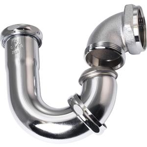 Westbrass D402LA-26 1-1/2" Brass LA Code P-Trap, Polished Chrome