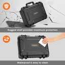Migitec Hard Carrying Case Compatible with Nintendo Switch 2, All-In-One Travel Case for NS2 Console, Dock, 2 Pro Controllers, Joy-Con Grip, Power Adapter, 20 Games and Accessories