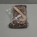 Oweisong Leopard Tote Bag for Women Suede Leather Cheetah Print Hobo Shoulder Bag Large Vintage Satchel Handbag (Khaki)