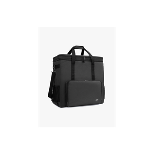 CURMIO Double-Layer PC Carrying Case, Desktop Computer Travel Bag for PC Chassis, Keyboard, Mouse and Headphone, Bag Only, Black