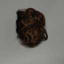 REECHO Ponytail Extension, 9" Short Curly Wavy Claw Clip Pony tails Hair Extensions HP001 Hairpieces for Women - Ginger Brown