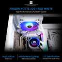 Thermalright Frozen Notte 120 ARGB White Liquid CPU Cooler, 120mm PWM Fan with ARGB-Up to 2000RPM Speed, for AMD/AM4/AM5, Intel LGA1150/1151/1200/1700/1851,White