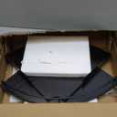 FNBAR Corner Floating Shelves, Rustic Brown Wood, Set of 2, Wall Mount Storage with Guardrail for Bathroom Kitchen Living Room (Black)