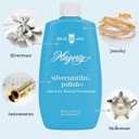 2 x Hagerty Silversmiths' Polish, Professional Silver Cleaner and Tarnish Remover for Jewelry, Silverware, Gold and More, Kosher Certified, Made in USA, 8 Fl Oz