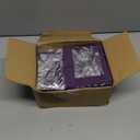 Clear Vinyl Zippered Storage Bags (3-Pack) 40L Sturdy Storage Bags for Sweaters, Blankets, Comforters, Bedding Sets and Much More! (Purple, 18x15x9)