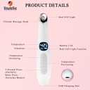 Eye Lift Wand, 3 in 1 Vibrating Red Light 98F to 113F LCD Display Eye Massager for Dry Eyes, Dark Circles and Puffiness, Electrical Face, Neck Sculpting Pen for Fine Lines and Wrinkles